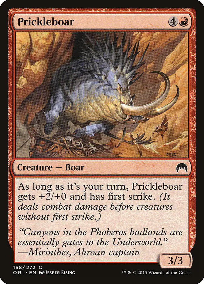 Prickleboar Origins