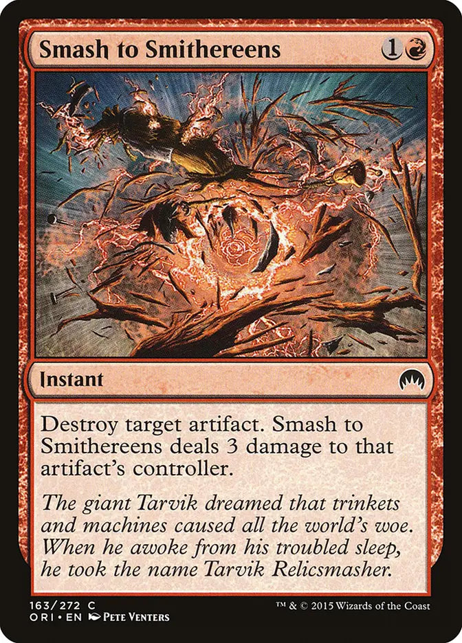 Smash to Smithereens Origins