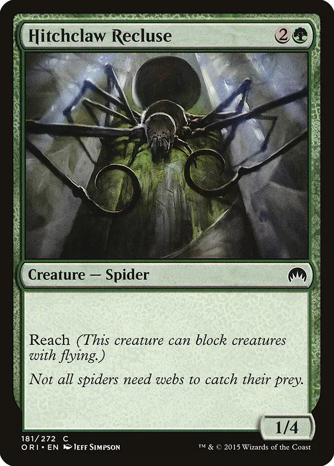 Hitchclaw Recluse Origins
