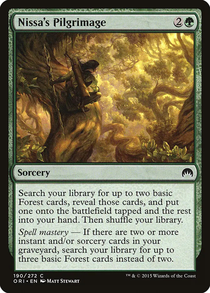 Nissa's Pilgrimage Origins