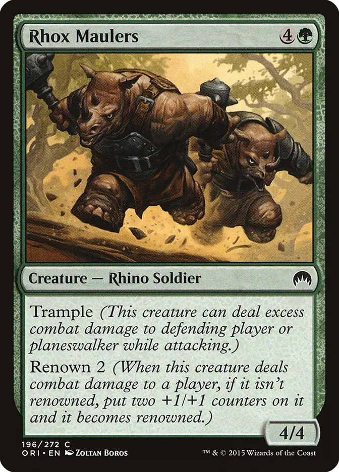 Rhox Maulers Origins