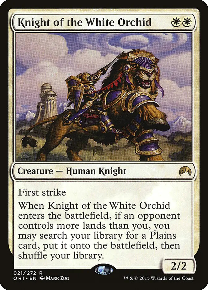 Knight of the White Orchid Road Origins
