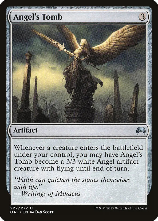 Angel's Tomb Origins