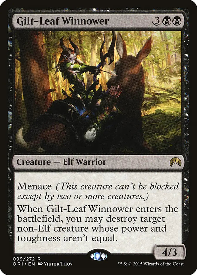Gilt-Leaf Winnower Origins