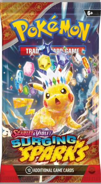 Pokemon Scarlet & Violet SURGING SPARKS ENGLISH PACK