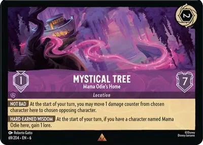 Mystical Tree - Mama Odie's Home Azurite Sea