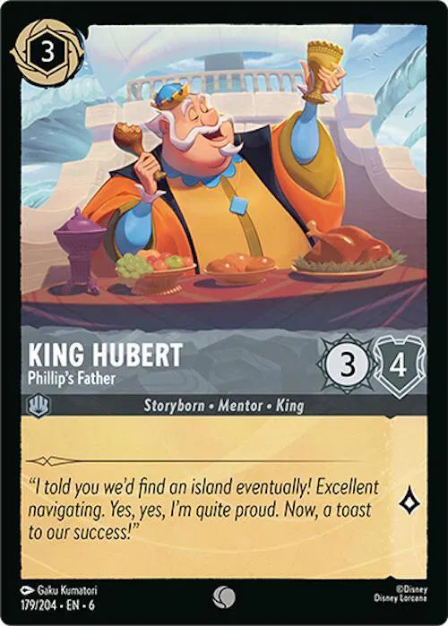 King Hubert - Phillip's Father Azurite Sea