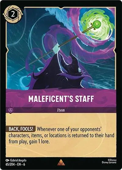 Maleficent's Staff Azurite Sea