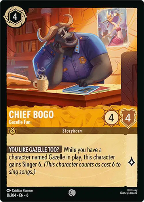 Chief Bogo - Gazelle Fan Azurite Sea
