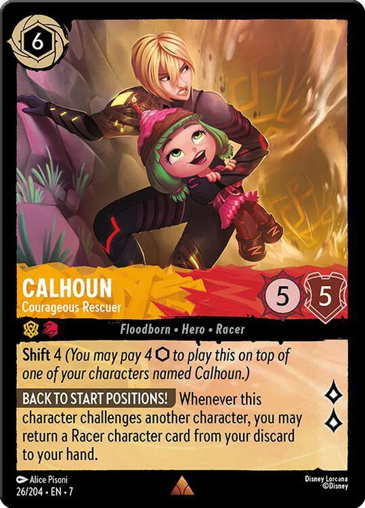 Calhoun - Courageous Rescuer COLD FOIL Archazia's Island