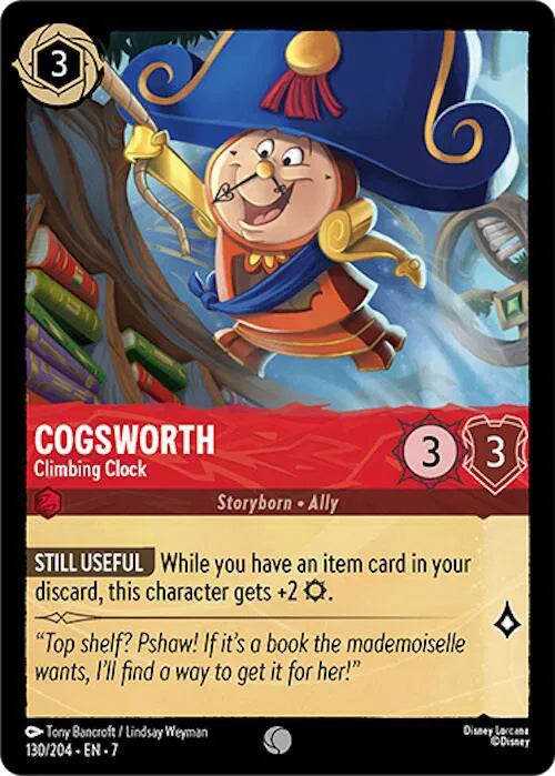 Cogsworth - Climbing Clock Archazia's Island