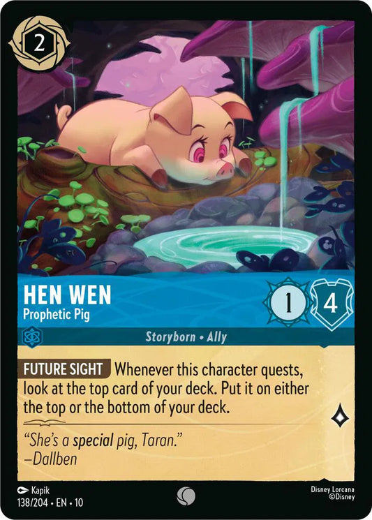 Hen Wen - Prophetic Pig Whispers in the Well