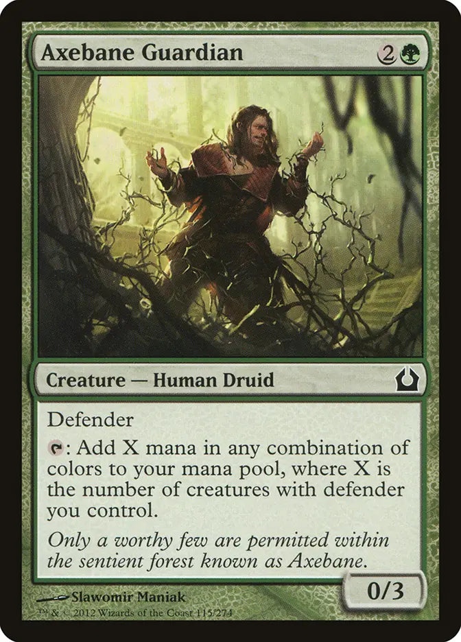 Axebane Guardian Return to Ravnica