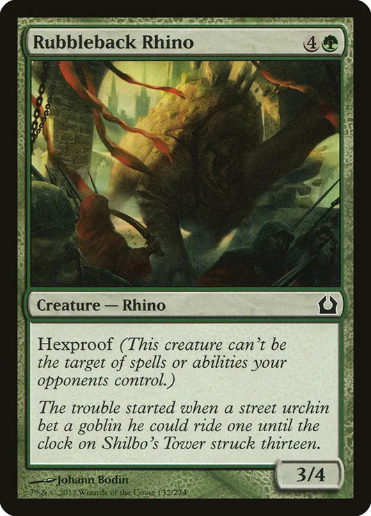 Rubbleback Rhino Return to Ravnica