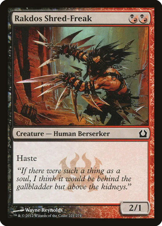 Rakdos Shred-Freak Return to Ravnica