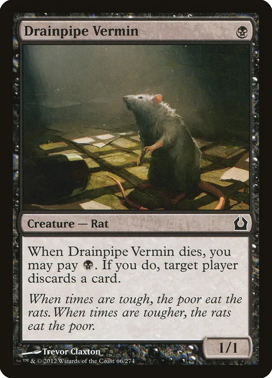 Drainpipe Vermin Return to Ravnica