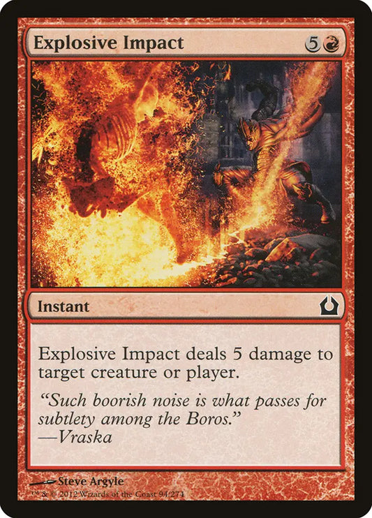 Explosive Impact Return to Ravnica