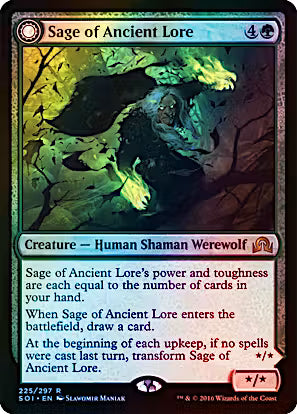 Sage of Ancient Lore FOIL Shadow Over Innistrad