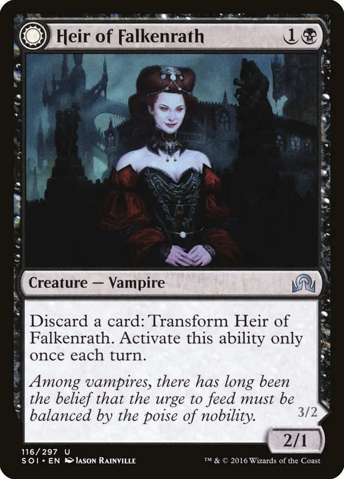 Heir of Falkenrath Shadow Over Innistrad