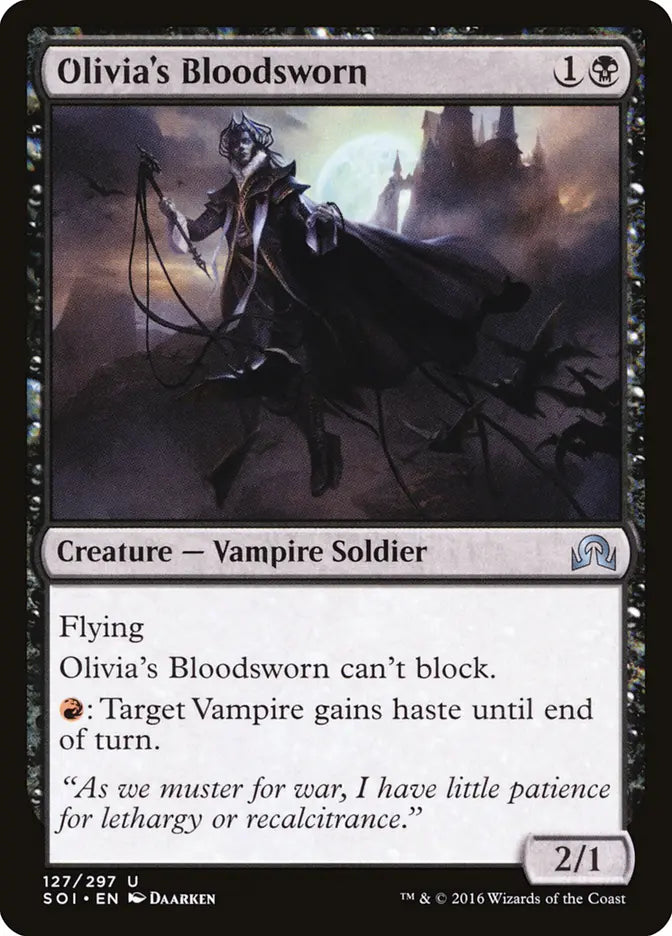 Olivia's Bloodsworn Shadow Over Innistrad