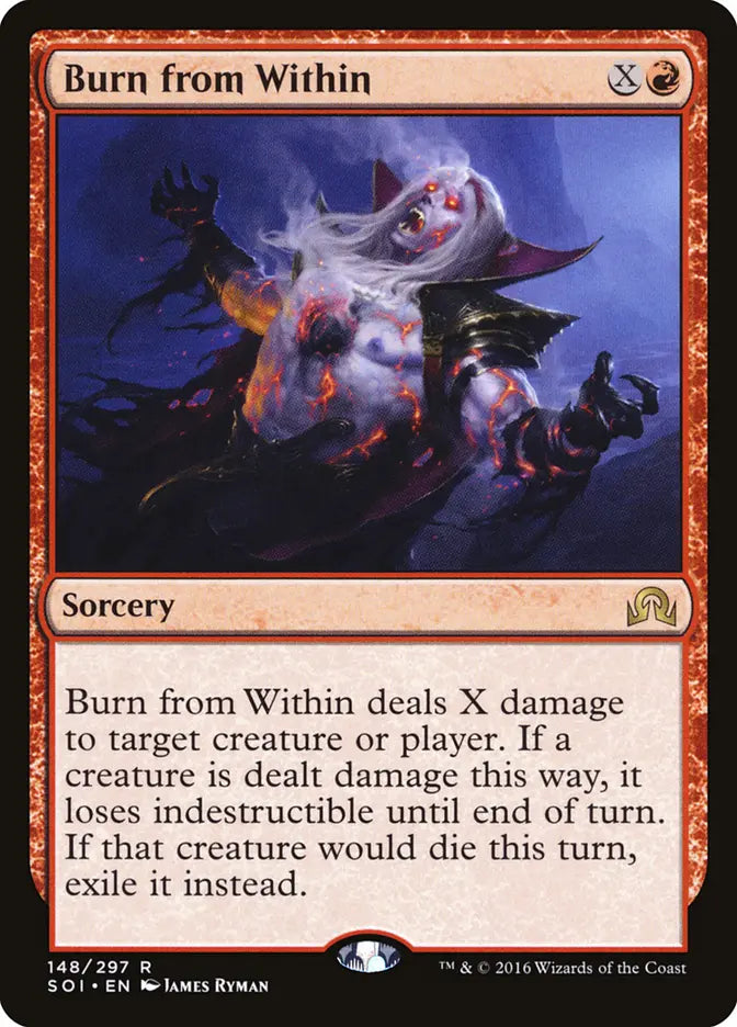 Burn from Within Over Innistrad