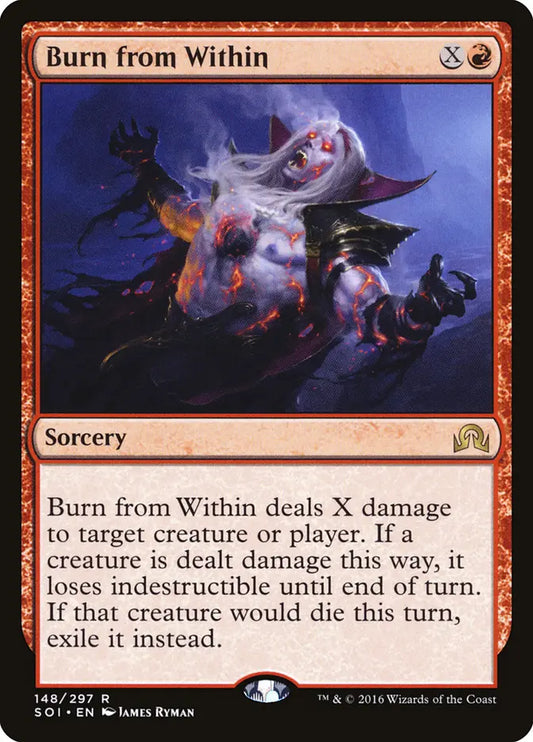 Burn from Within Over Innistrad