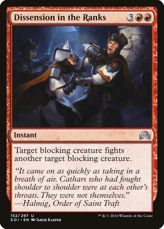 Dissension in the Ranks Shadow Over Innistrad