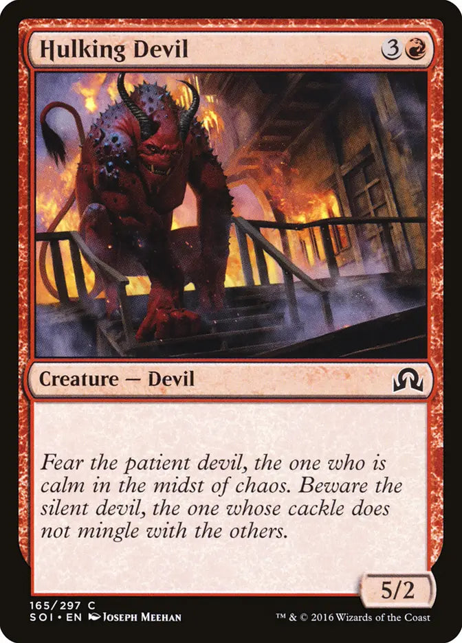 Hulking Devil Shadow Over Innistrad