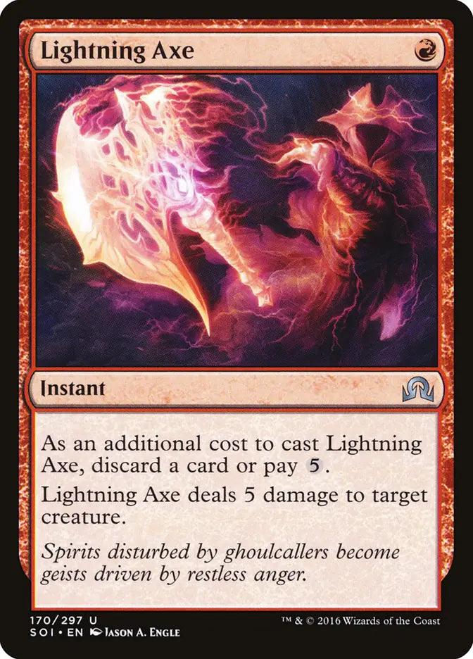 Lightning Axe Shadow Over Innistrad