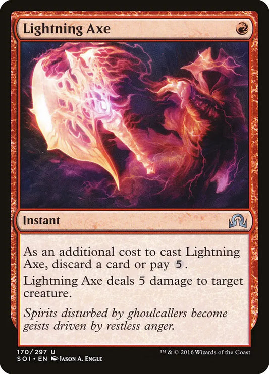 Lightning Axe Shadow Over Innistrad