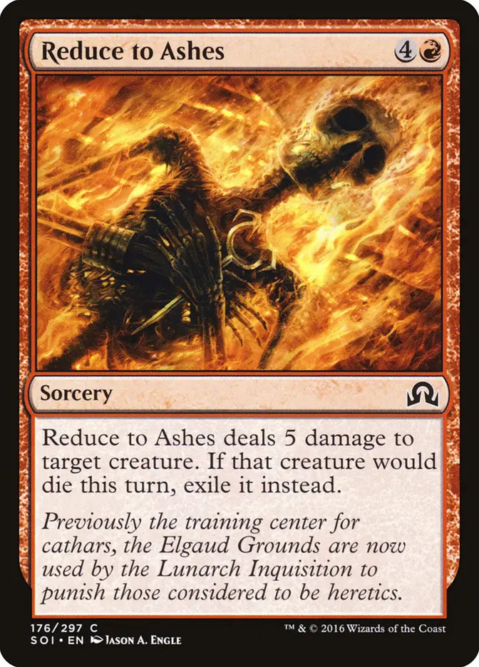 Reduce to Ashes Shadow Over Innistrad
