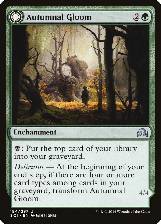 Autumnal Gloom Shadow Over Innistrad