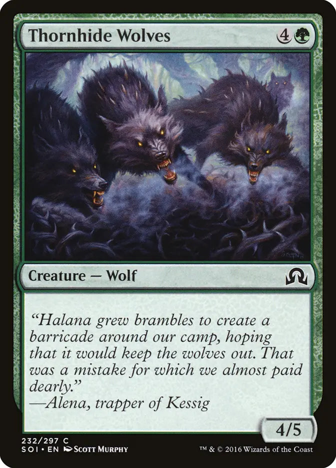 Thornhide Wolves Shadow Over Innistrad