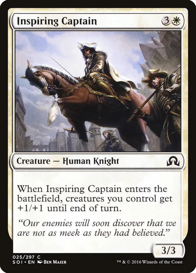 Inspiring Captain Shadow Over Innistrad
