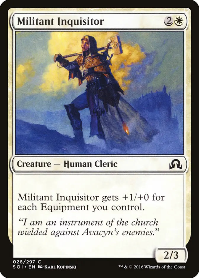 Militant Inquisitor Shadow Over Innistrad