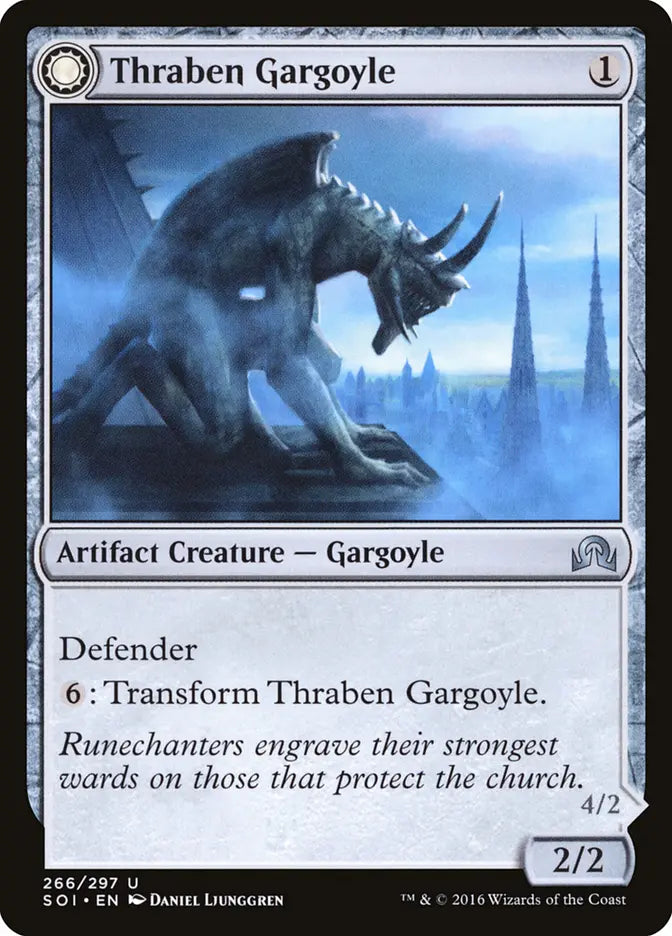Thraben Gargoyle Shadow Over Innistrad