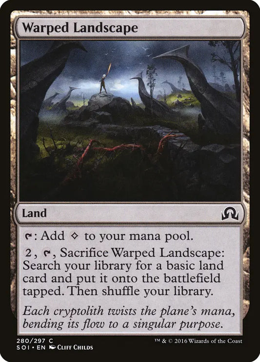 Warped Landscape Shadow Over Innistrad