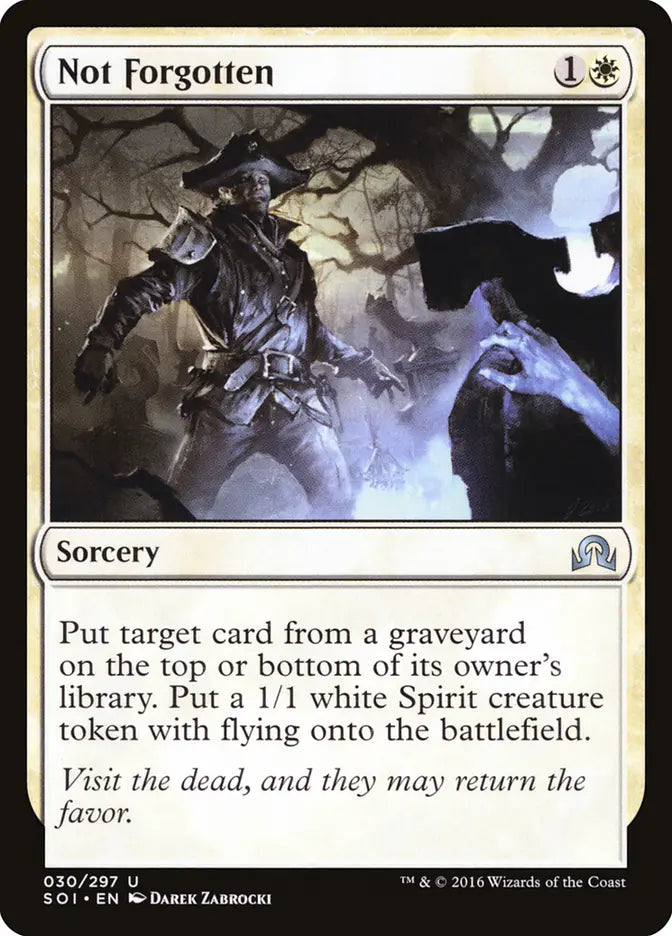 Not Forgotten Shadow Over Innistrad