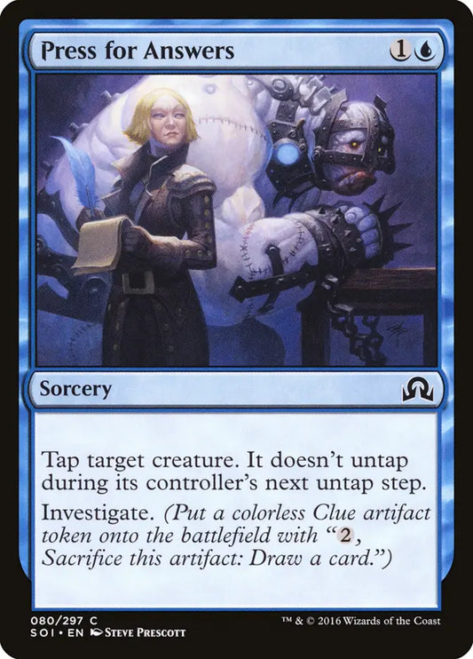 Press for Answers Shadow Over Innistrad