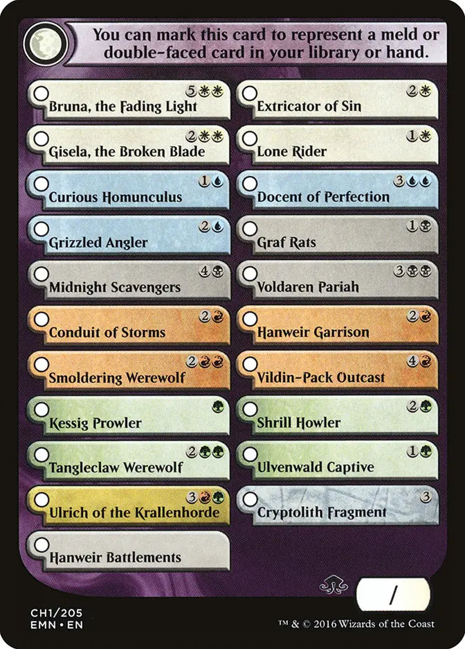 Checklist (CH1) Eldritch Moon