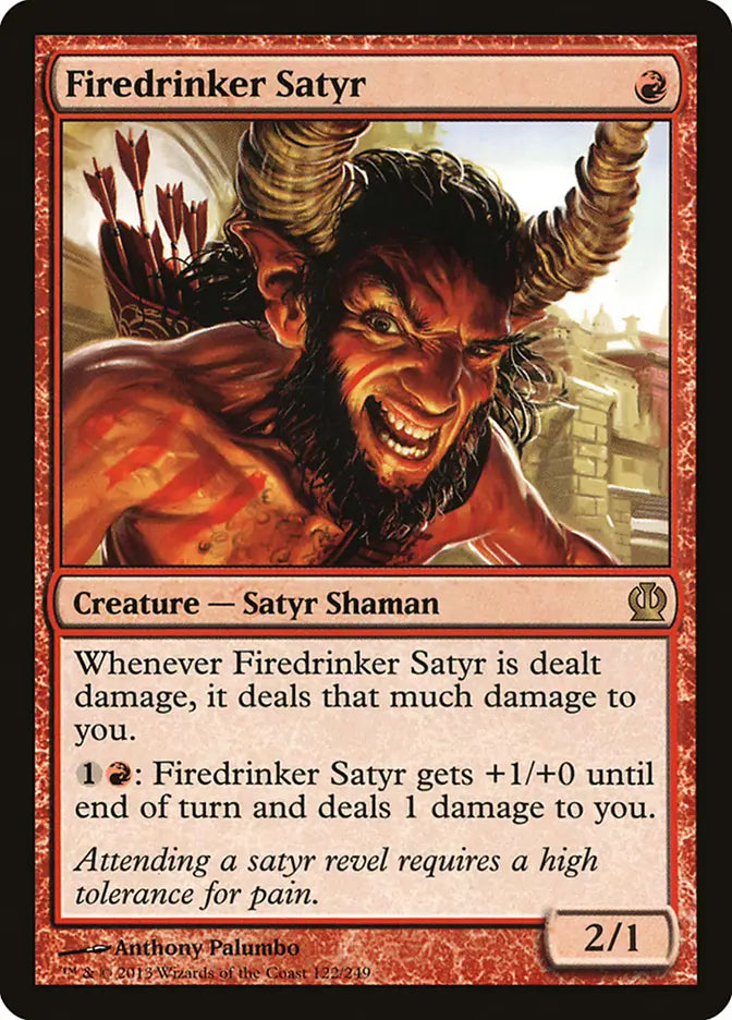 Firedrinker Satyr Theros