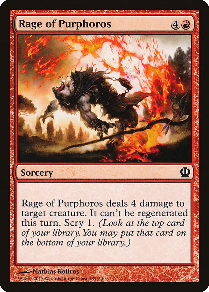 Rage of Purphoros Theros
