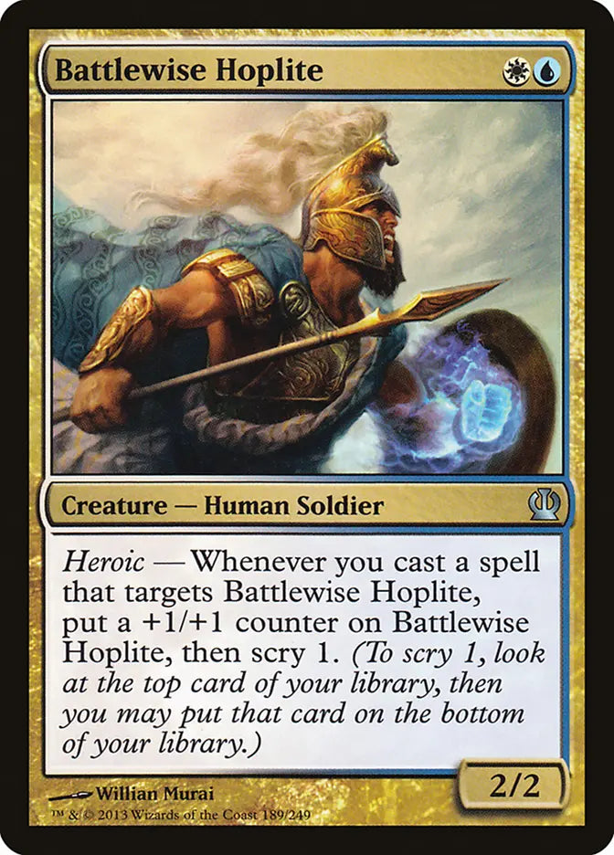 Battlewise Hoplite Theros