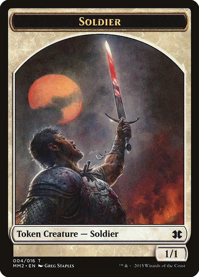 Soldier Token Modern Masters 2015