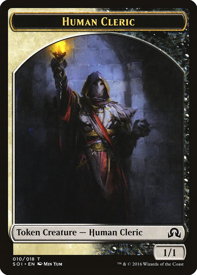 Human Cleric Token Shadow Over Innistrad