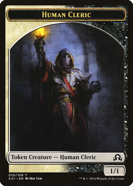 Human Cleric Token Shadow Over Innistrad
